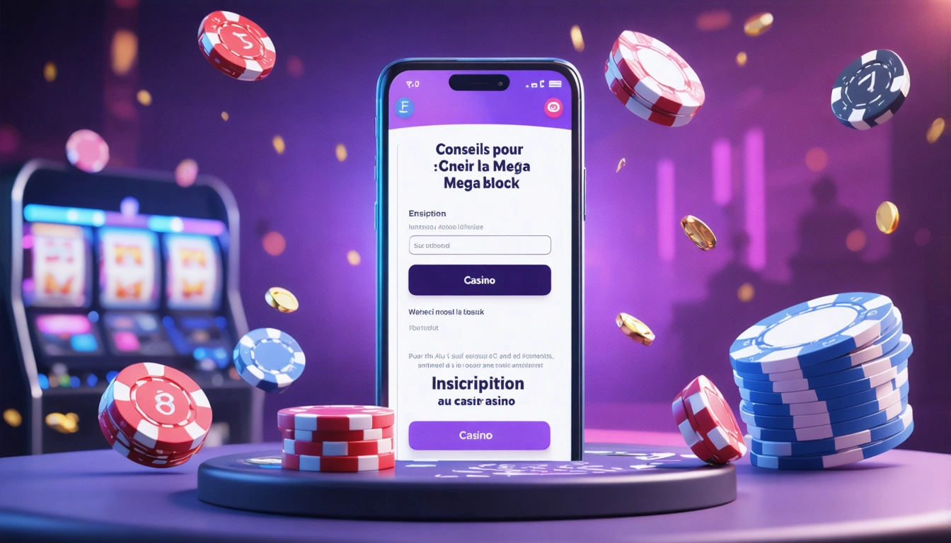 Conseils pour réussir la Mega block inscription au casino
